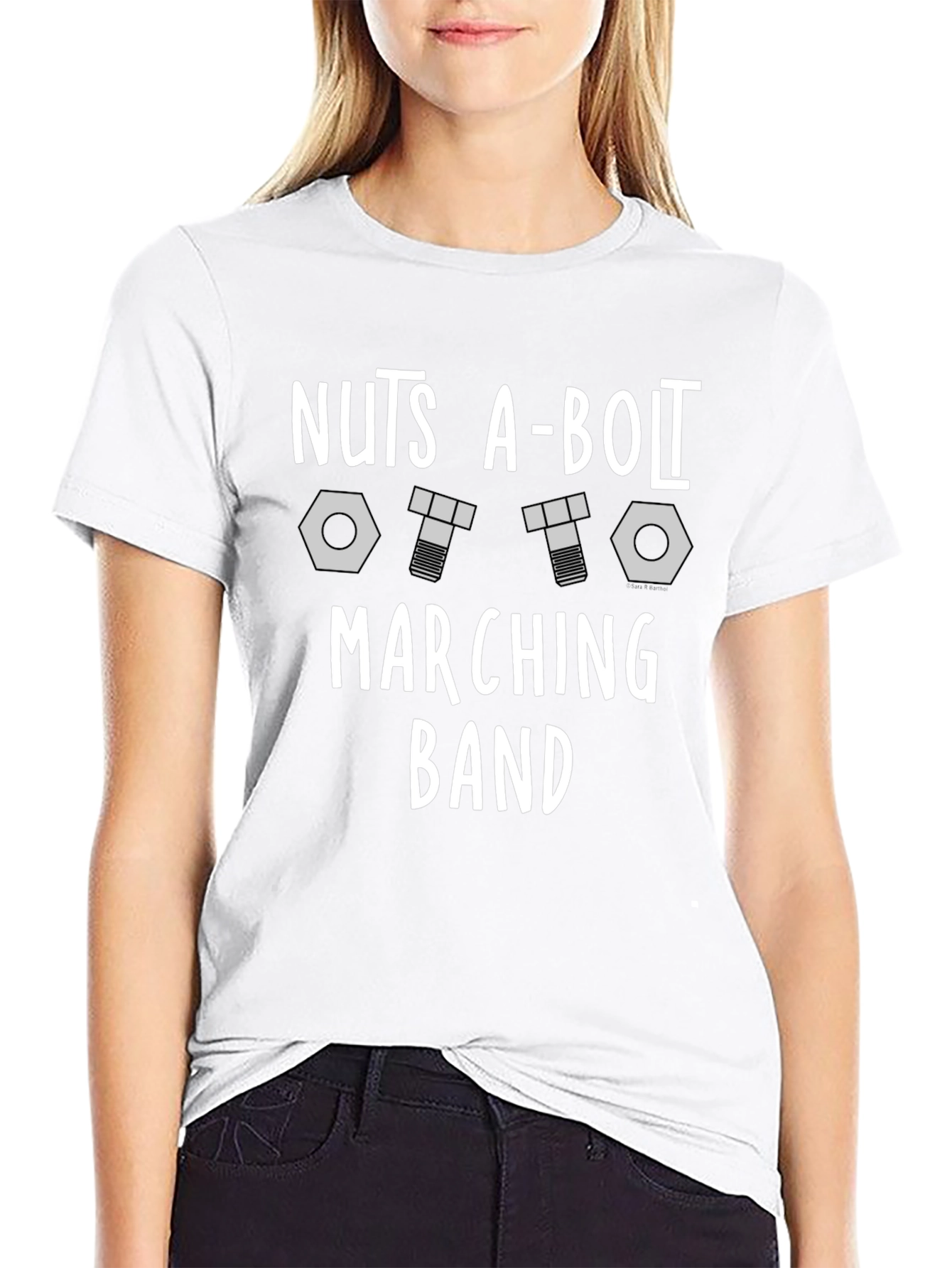 Nuts A-Bolt Marching Band Graphic T-Shirt