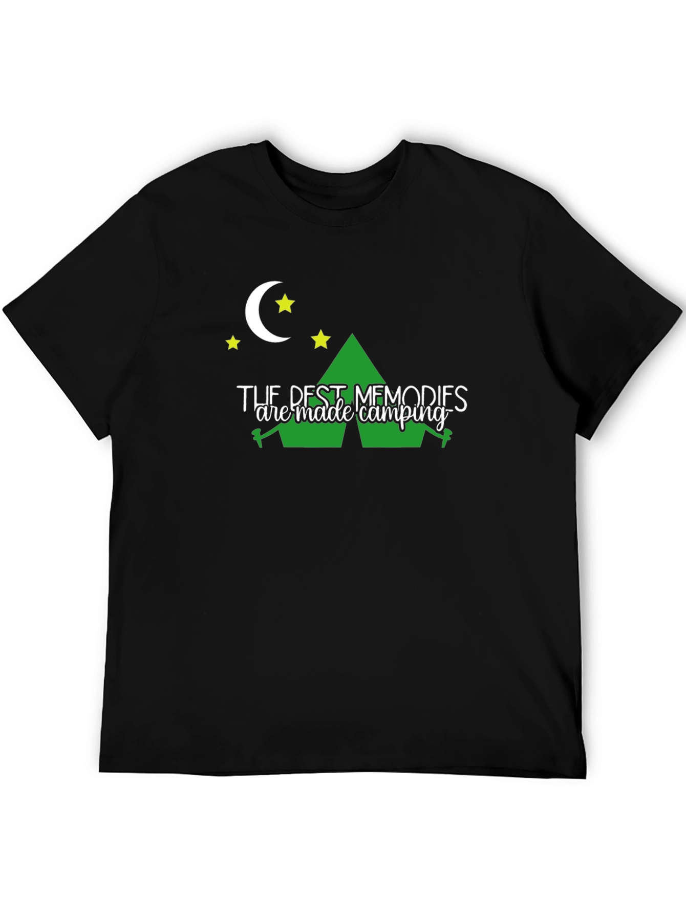Camping Memories Black T-Shirt