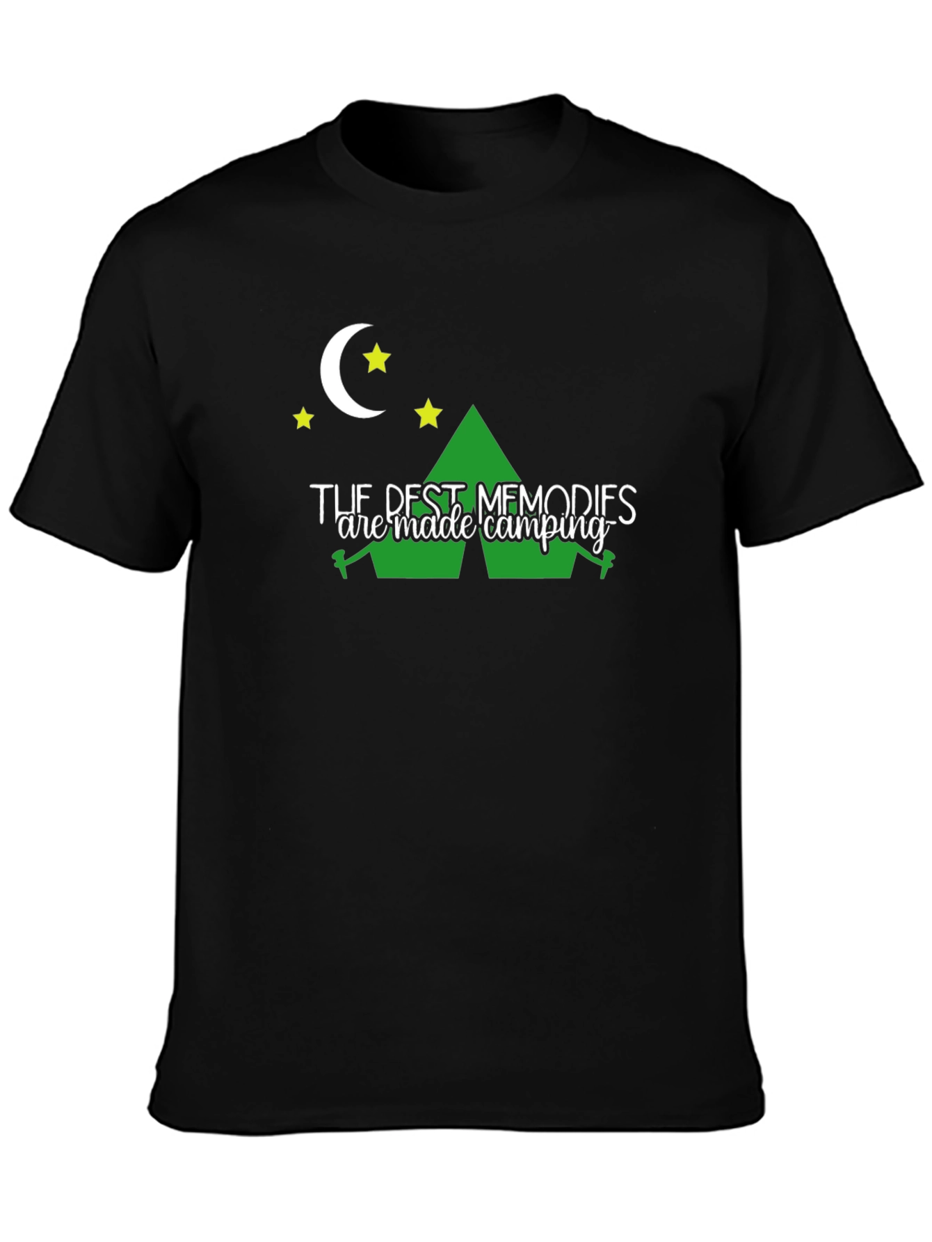 Camping Memories Black T-Shirt