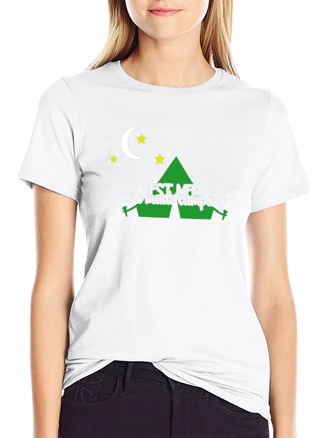 Camping Memories Black T-Shirt