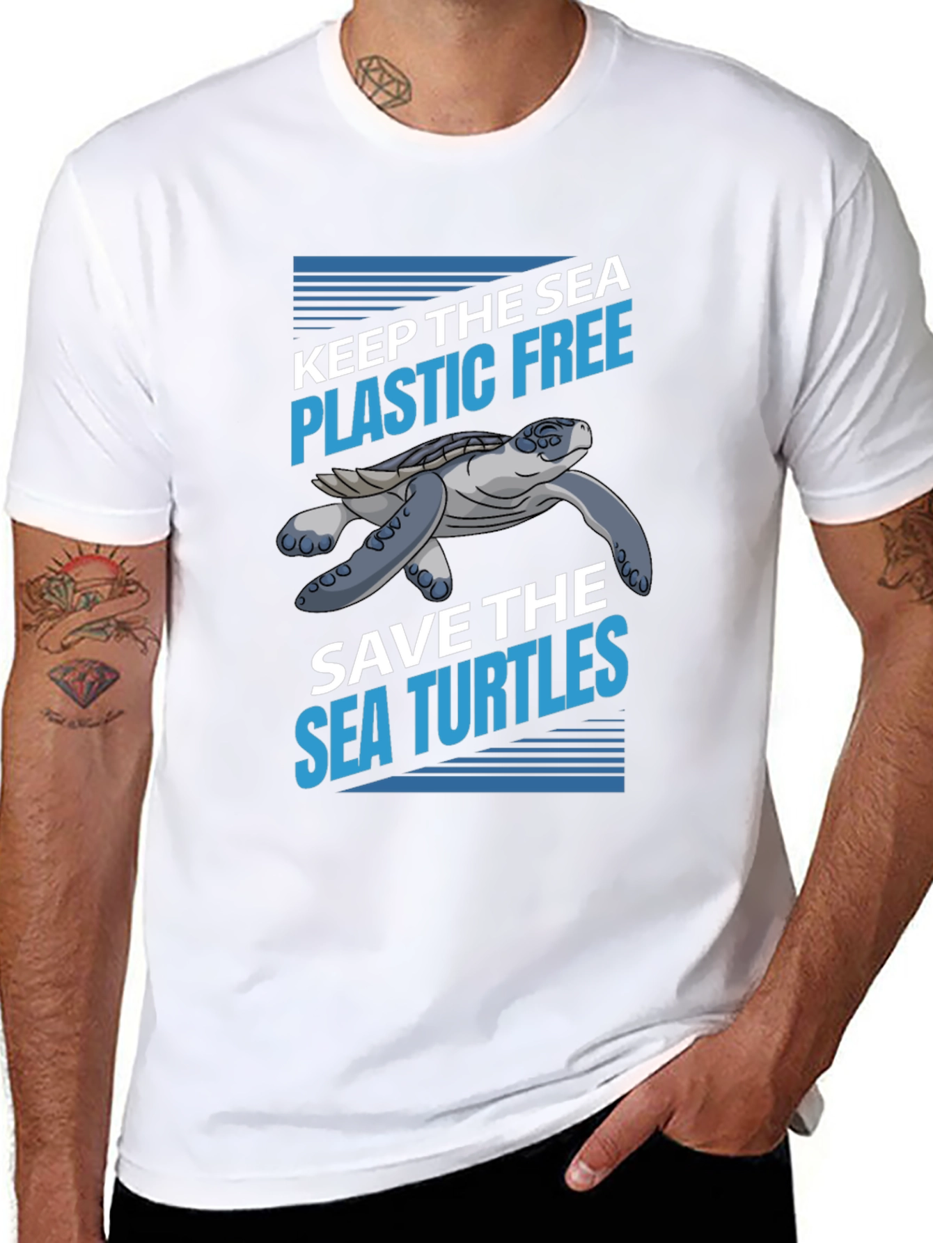 Keep the Sea Plastic Free Save Sea Turtles T-Shirt