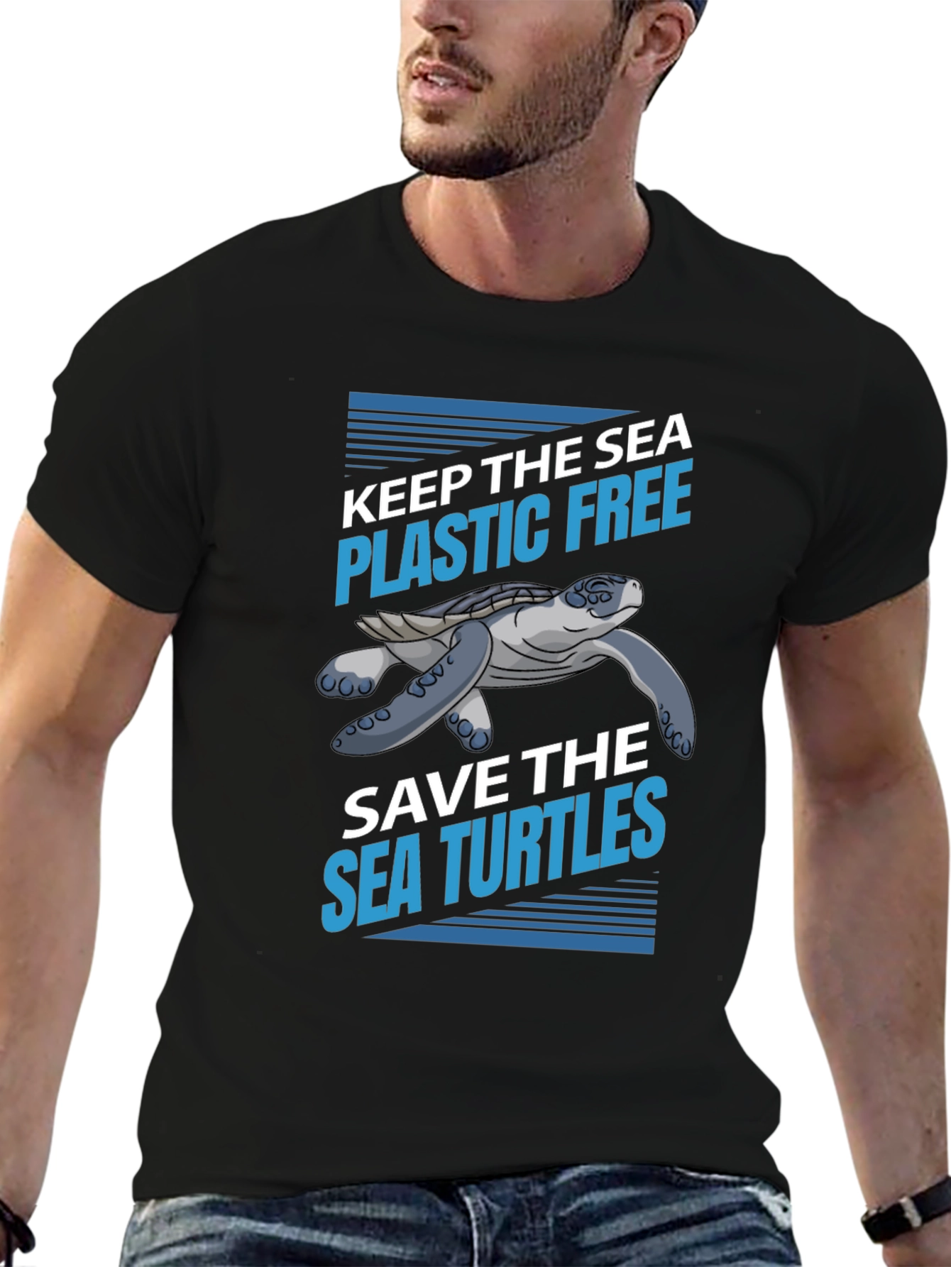 Keep the Sea Plastic Free Save Sea Turtles T-Shirt