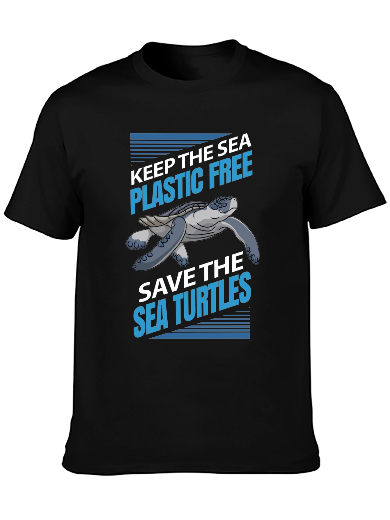 Keep the Sea Plastic Free Save Sea Turtles T-Shirt