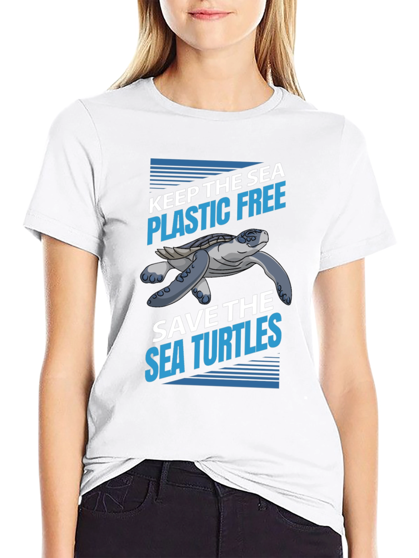 Keep the Sea Plastic Free Save Sea Turtles T-Shirt