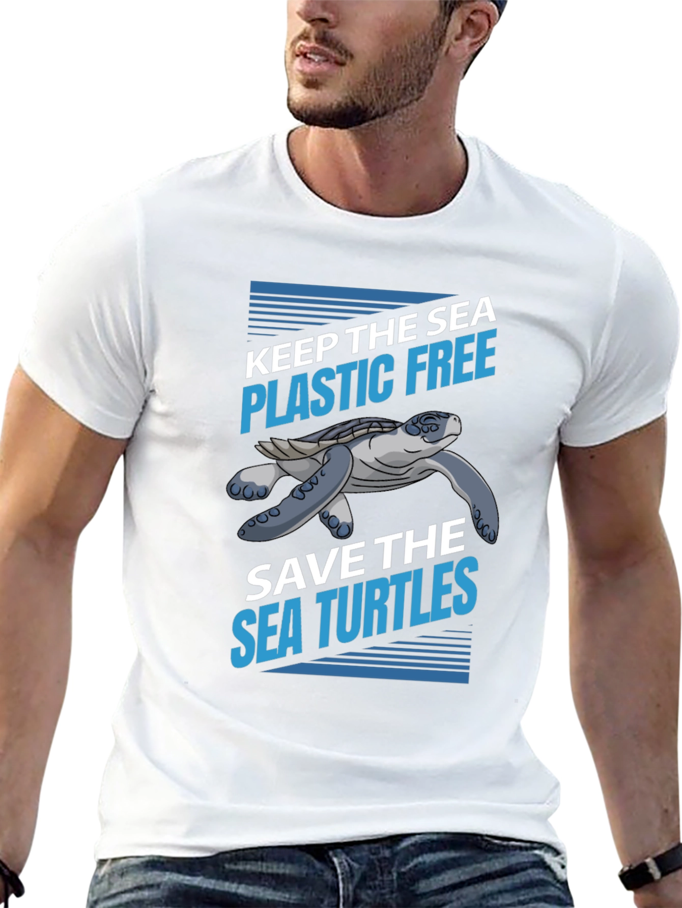 Keep the Sea Plastic Free Save Sea Turtles T-Shirt