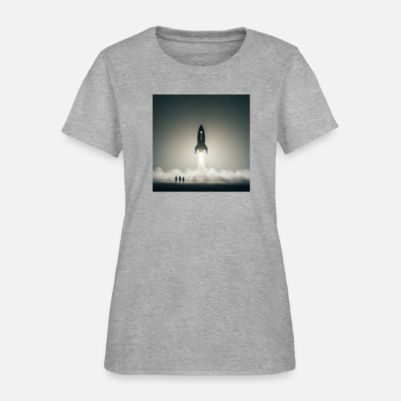 Ethereal Misty Forest Scene T-Shirt