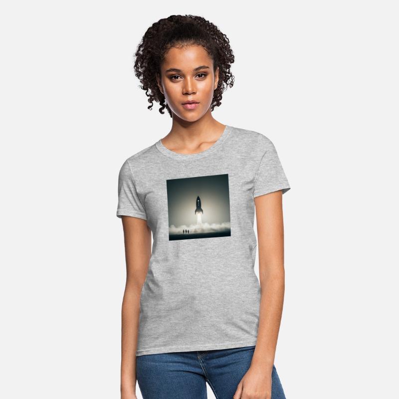 Ethereal Misty Forest Scene T-Shirt