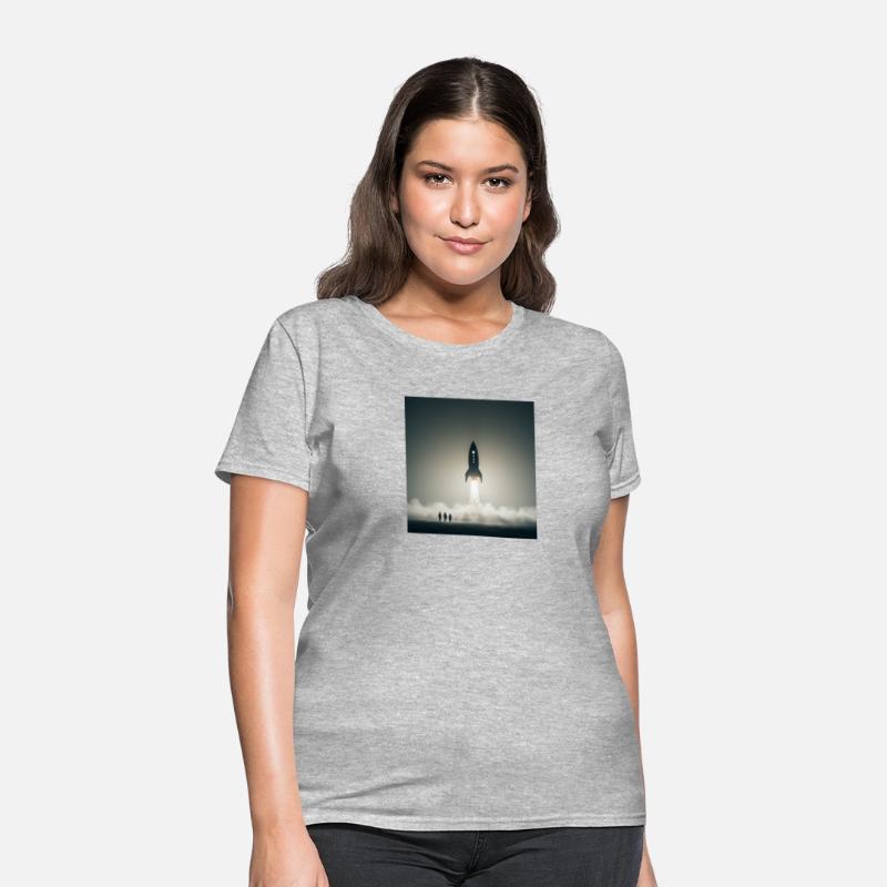 Ethereal Misty Forest Scene T-Shirt