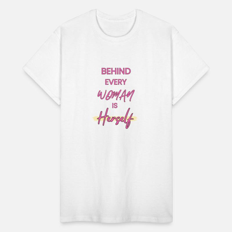 Every accomplished woman stands on her own T-Shirt