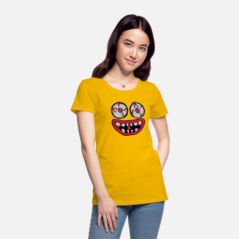 Evil monster horror face