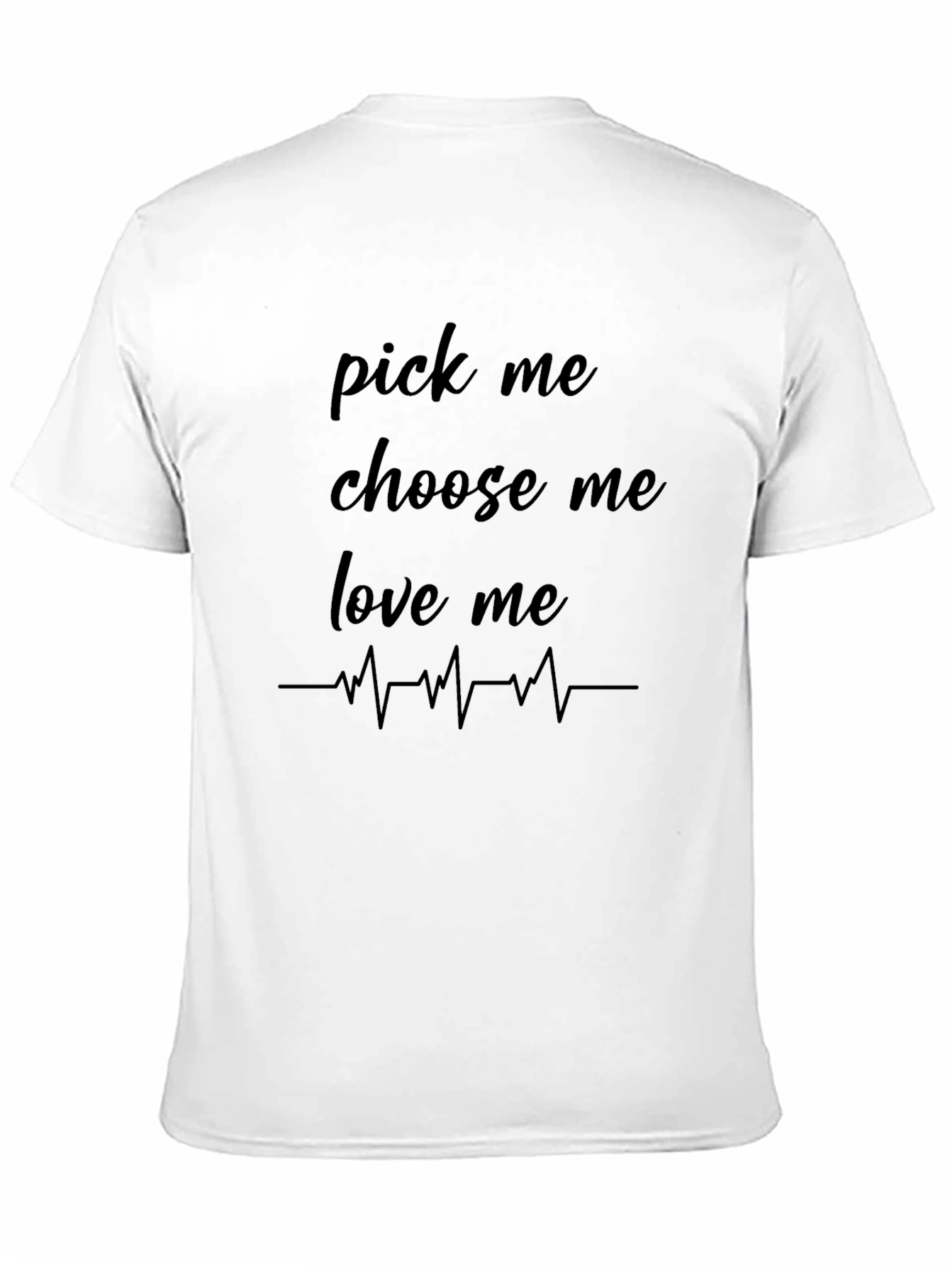 Pick Me Love Me Heartbeat Graphic Tee