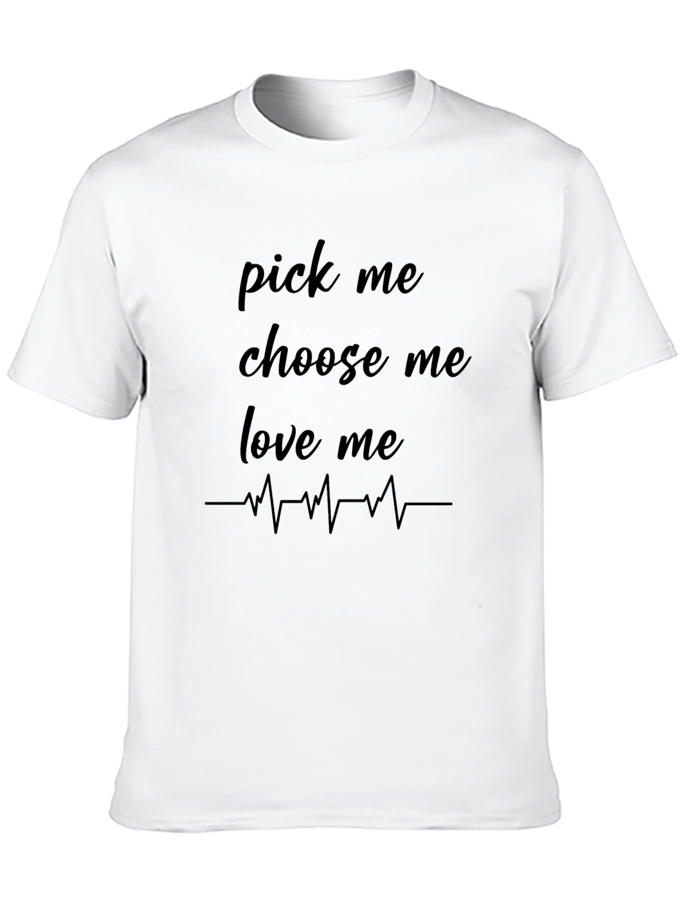 Pick Me Love Me Heartbeat Graphic Tee