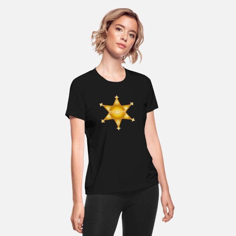 exceptional gold-colored sheriff's star