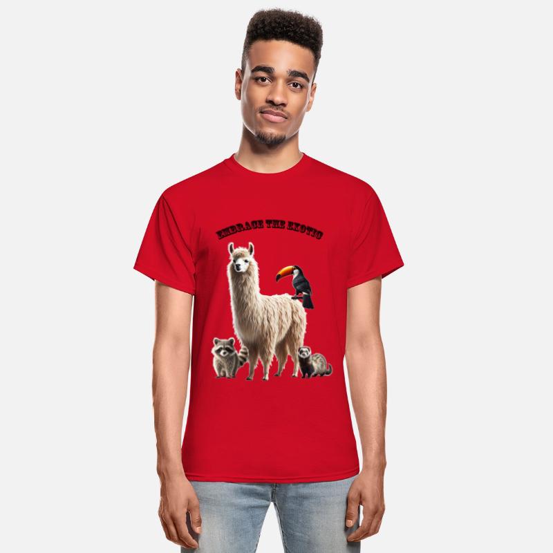 Exotic Pet Lover LLama, Raccoon, Ferret, & Toucan