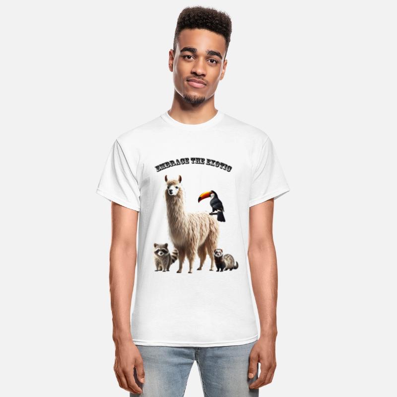 Exotic Pet Lover LLama, Raccoon, Ferret, & Toucan