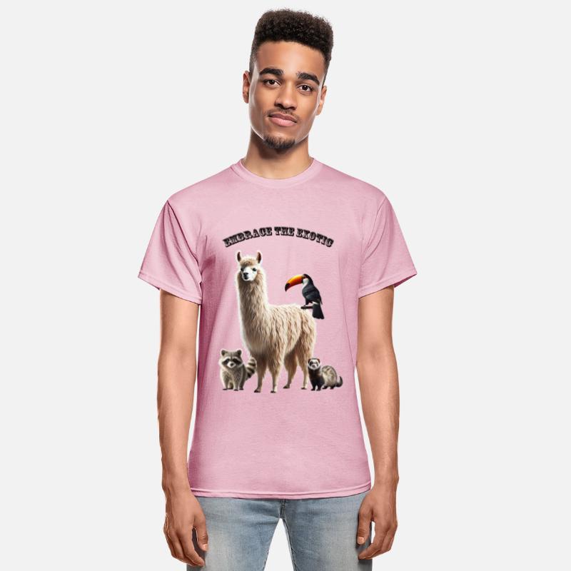 Exotic Pet Lover LLama, Raccoon, Ferret, & Toucan