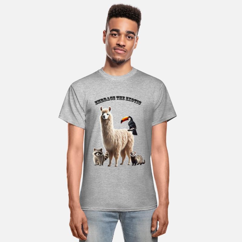 Exotic Pet Lover LLama, Raccoon, Ferret, & Toucan