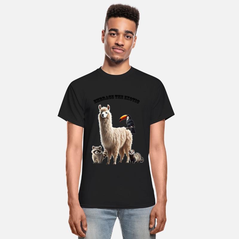 Exotic Pet Lover LLama, Raccoon, Ferret, & Toucan