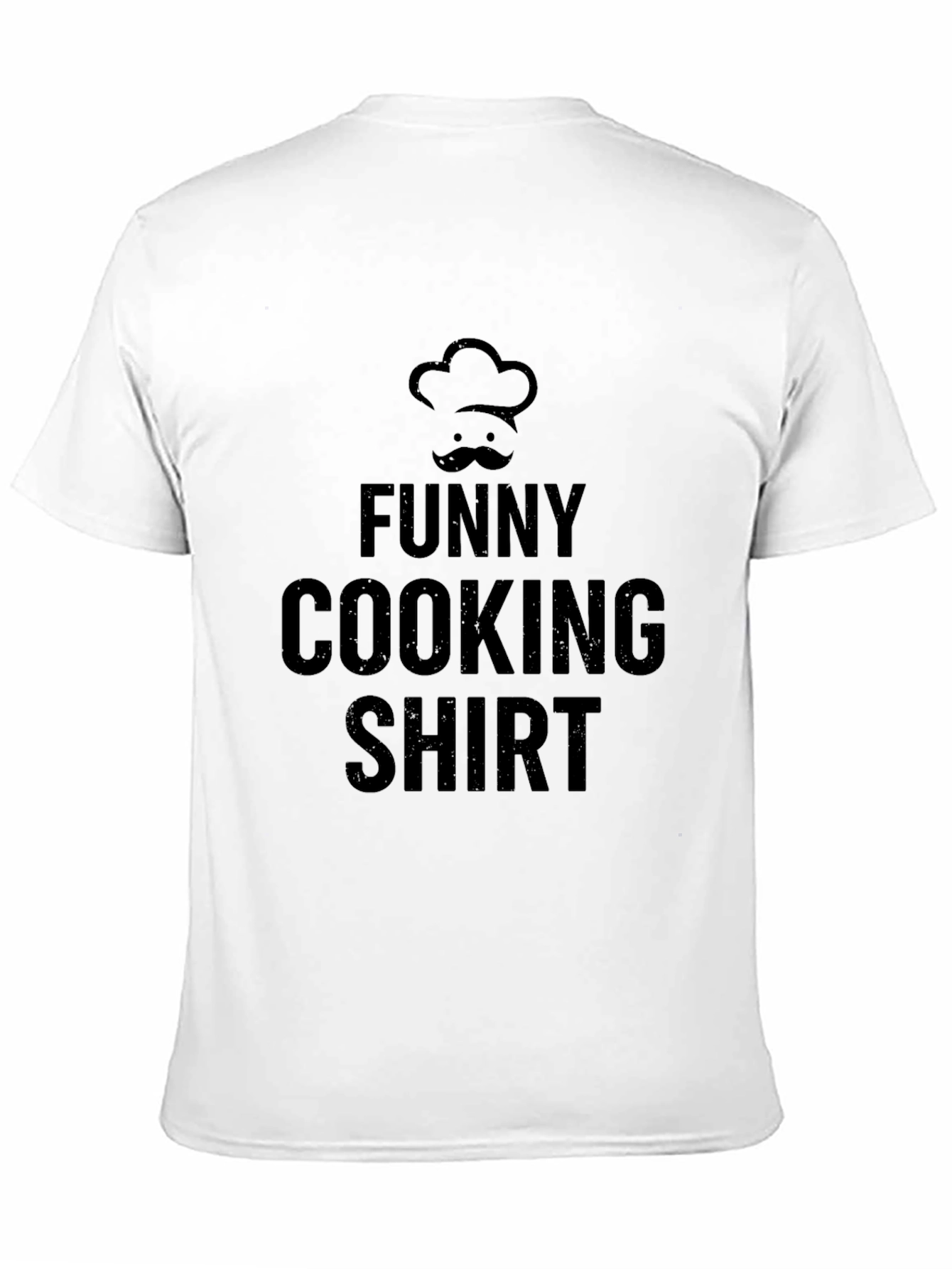 Funny Cooking Shirt Chefs Hat & Mustache T-Shirt