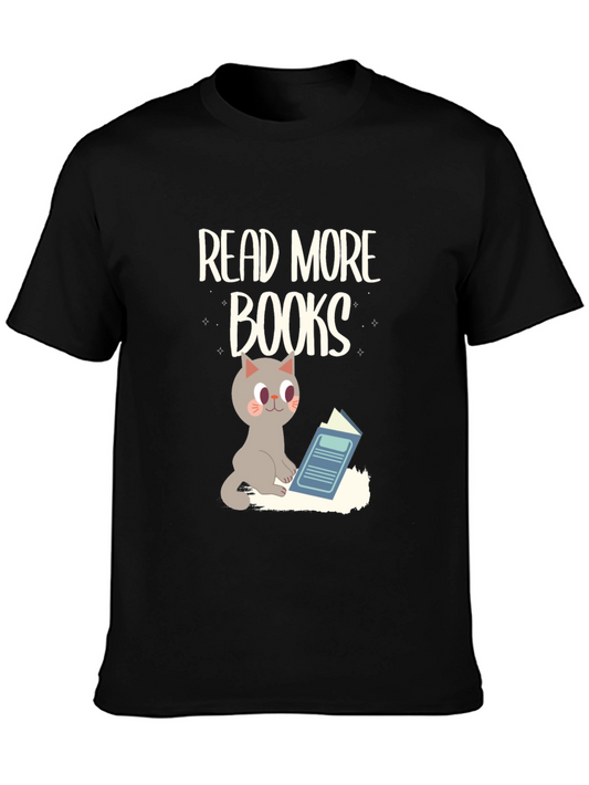 Read More Books T-Shirt | Cute Cat Lover Tee