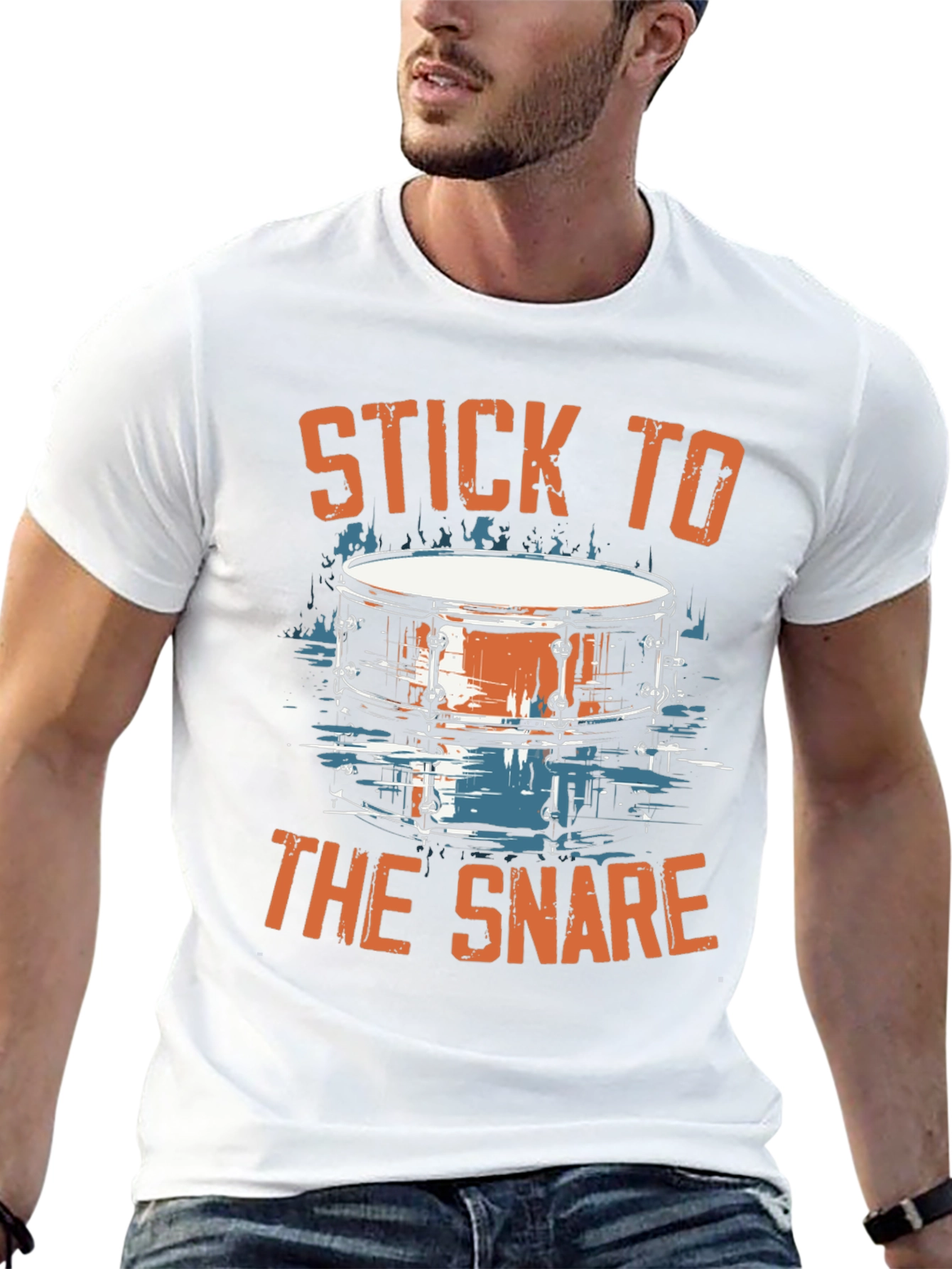 Stick to the Snare Drum Graphic T-Shirt