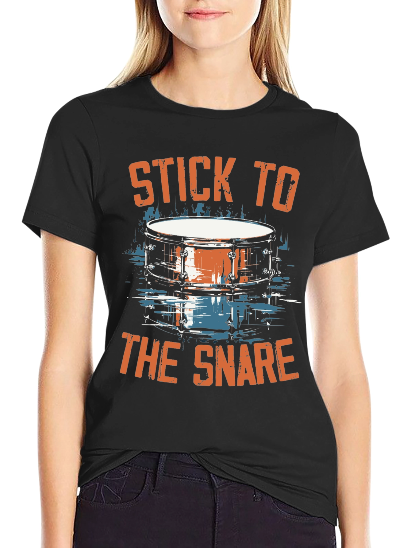 Stick to the Snare Drum Graphic T-Shirt