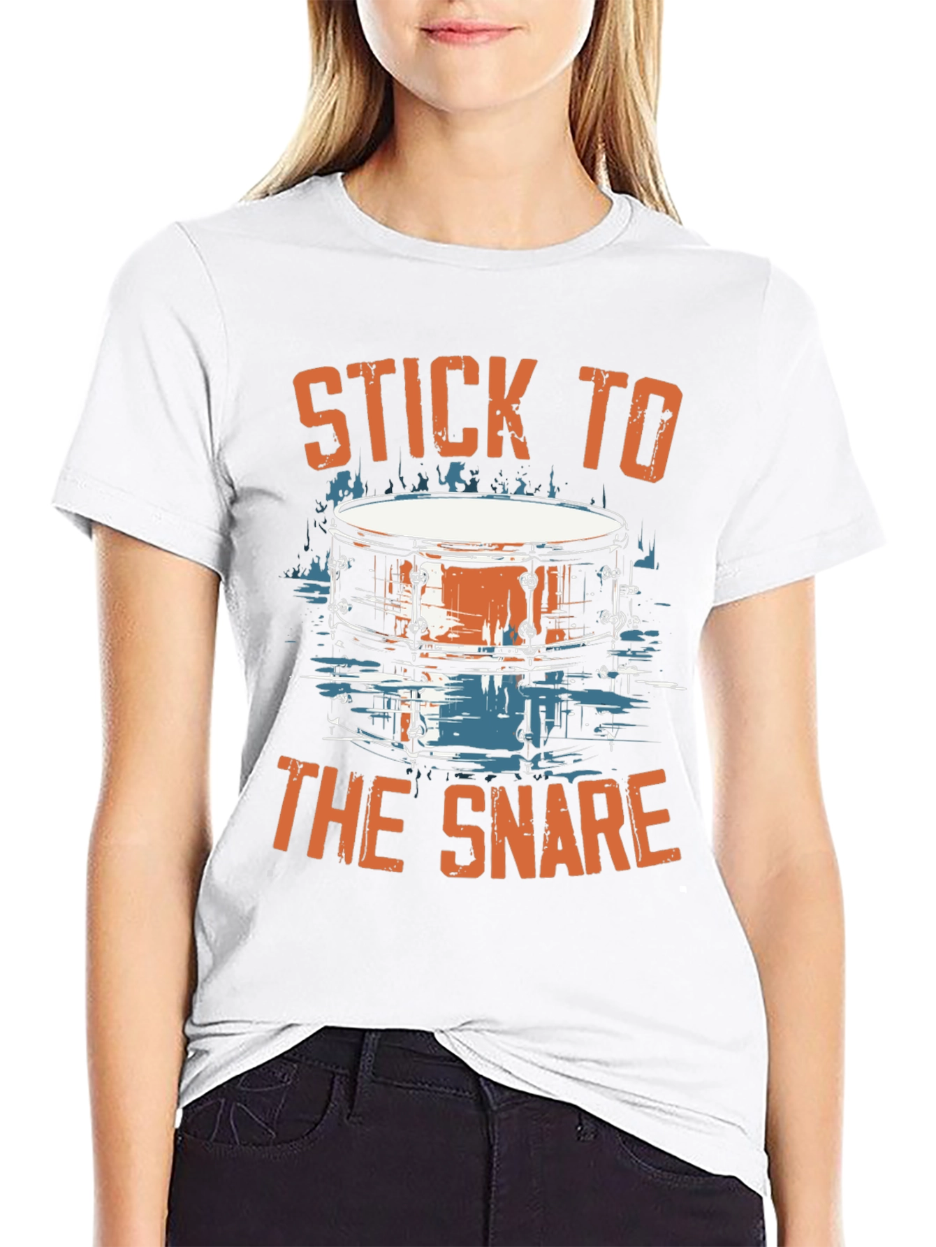 Stick to the Snare Drum Graphic T-Shirt