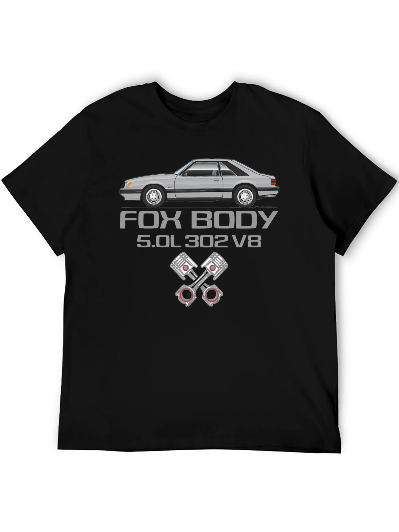 Fox Body 5.0L 302 V8 Graphic T-Shirt