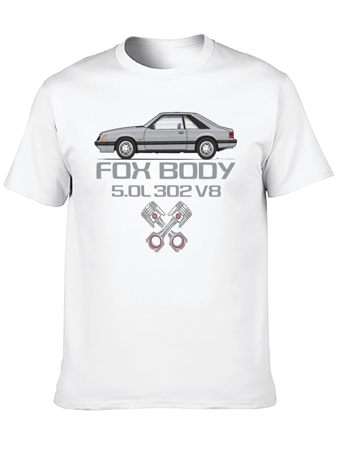 Fox Body 5.0L 302 V8 Graphic T-Shirt