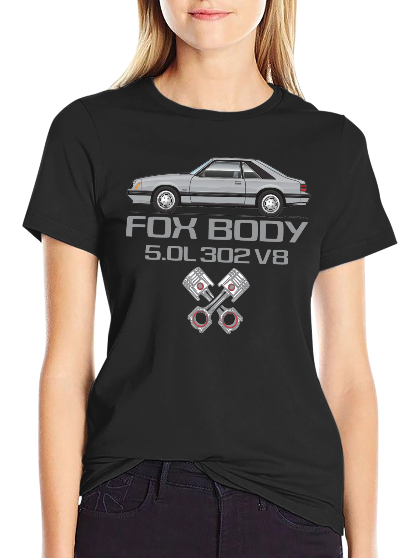 Fox Body 5.0L 302 V8 Graphic T-Shirt