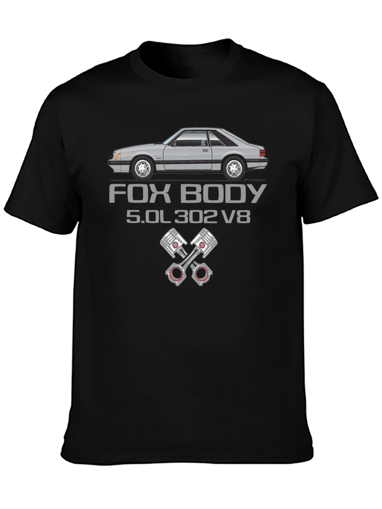 Fox Body 5.0L 302 V8 Graphic T-Shirt
