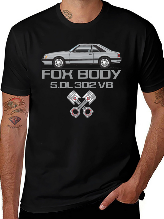 Fox Body 5.0L 302 V8 Graphic T-Shirt