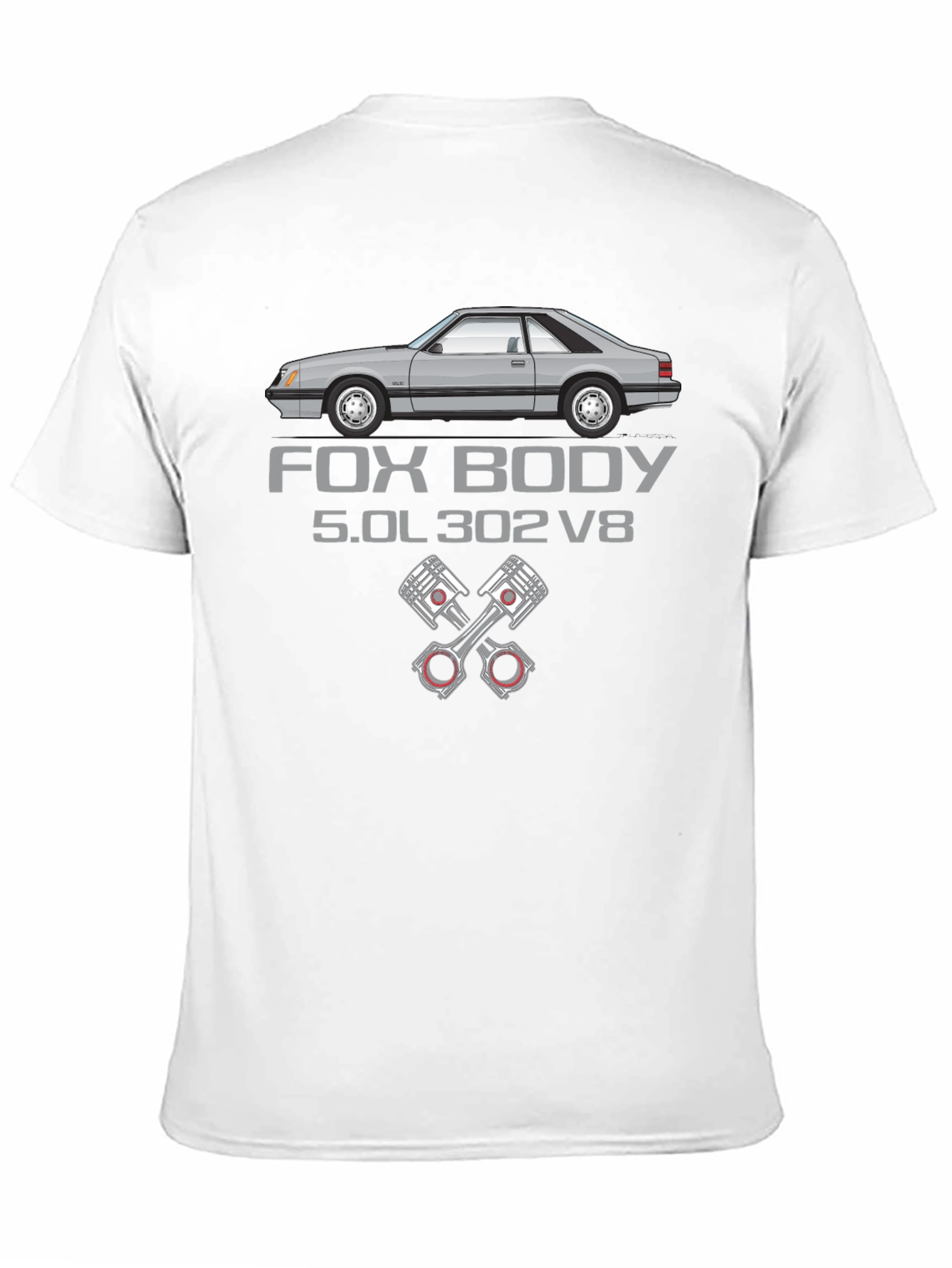 Fox Body 5.0L 302 V8 Graphic T-Shirt