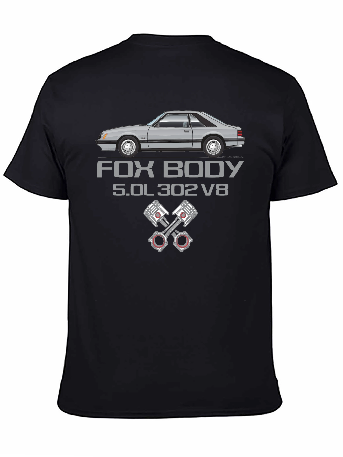 Fox Body 5.0L 302 V8 Graphic T-Shirt