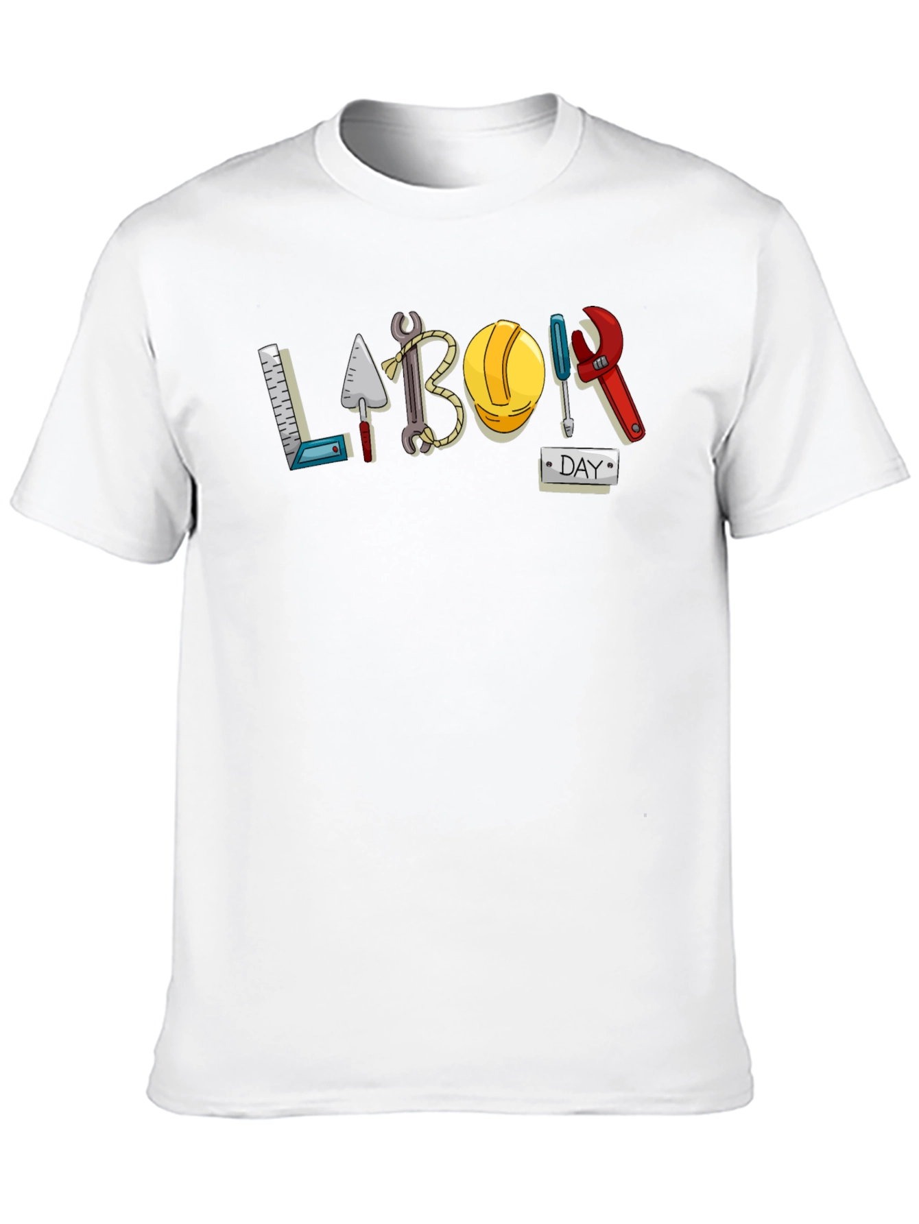 Labor Day Black Graphic T-Shirt