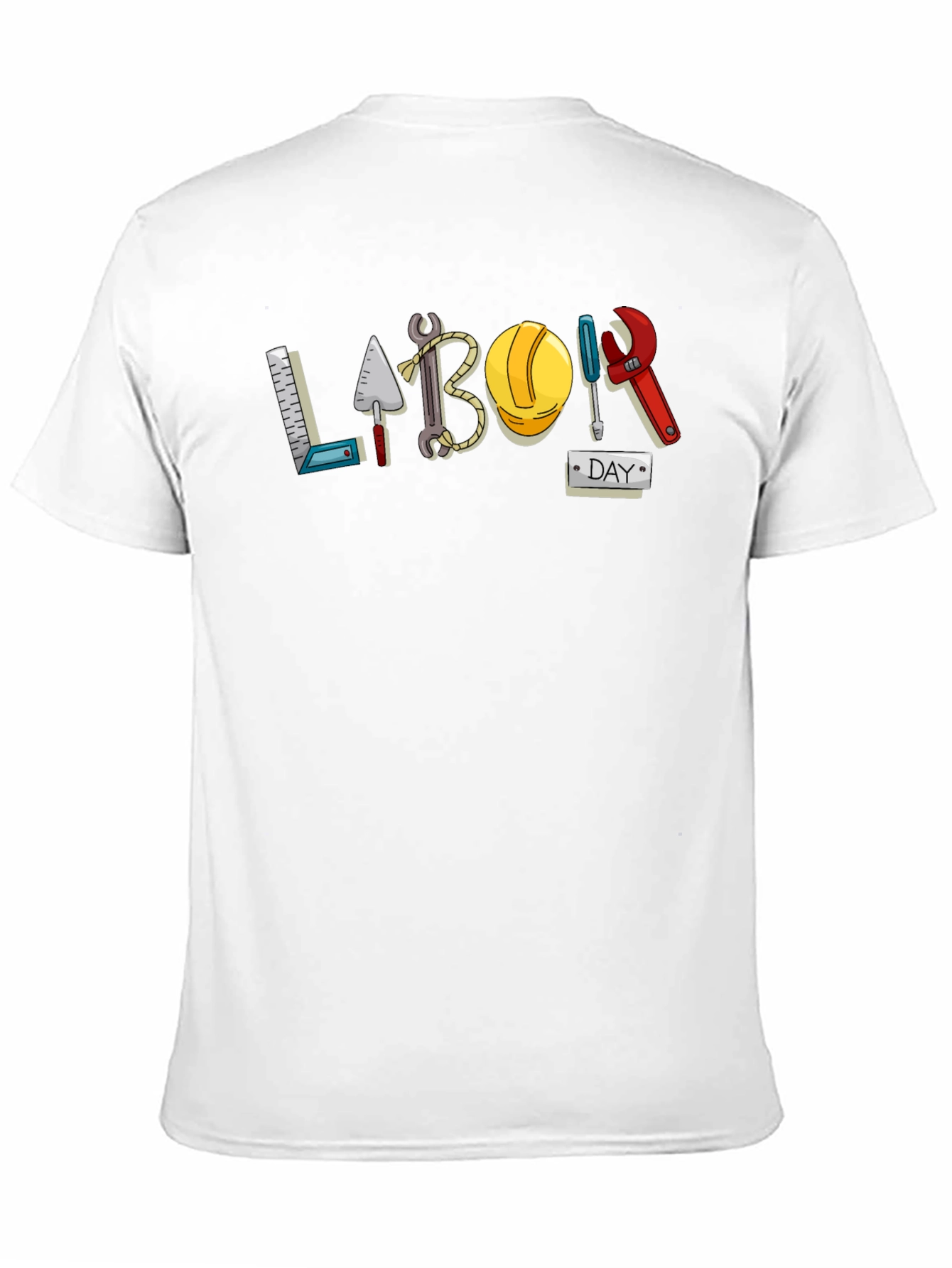 Labor Day Black Graphic T-Shirt