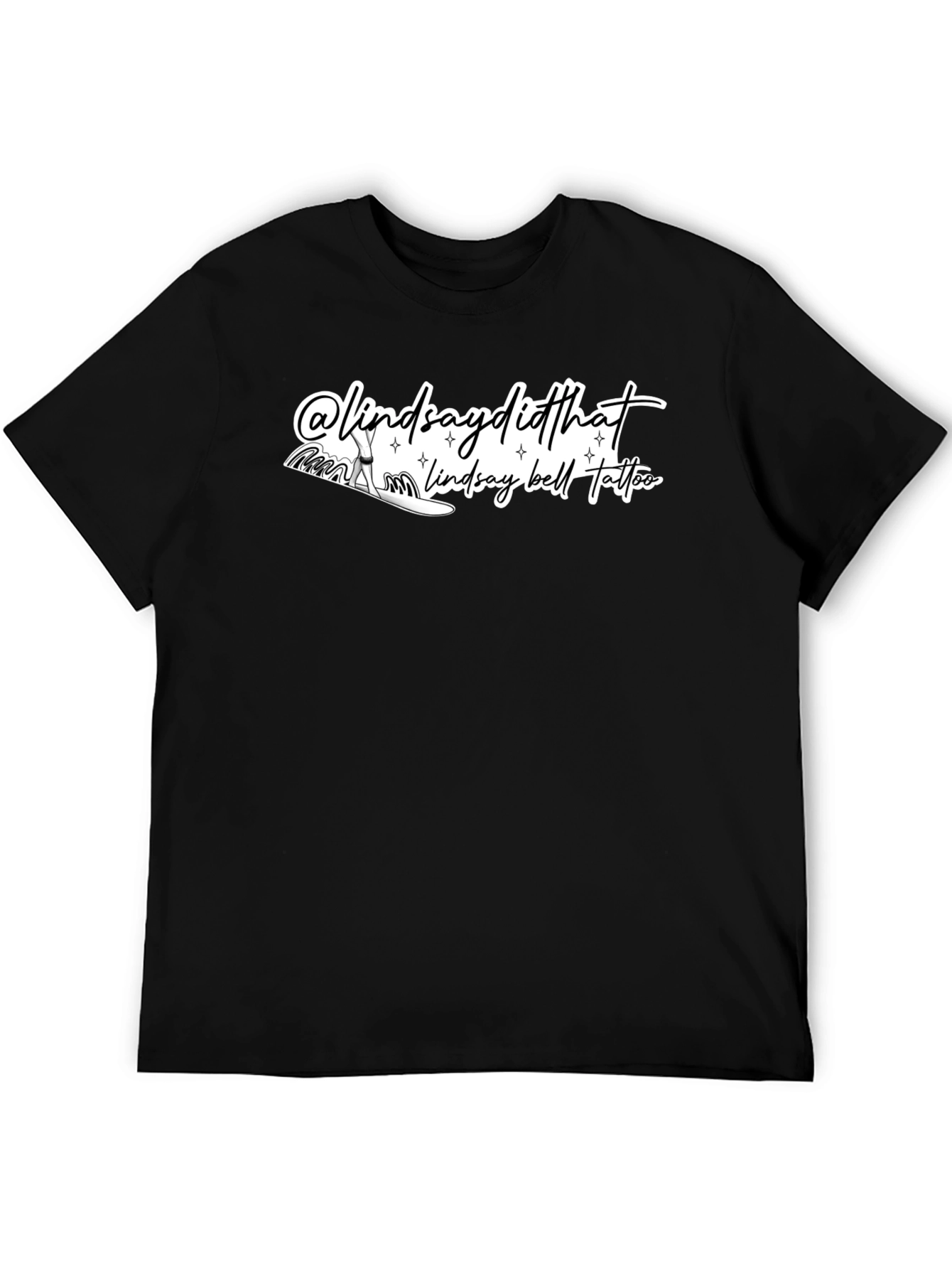 Lindsay Bell Tattoo Black Graphic Tee