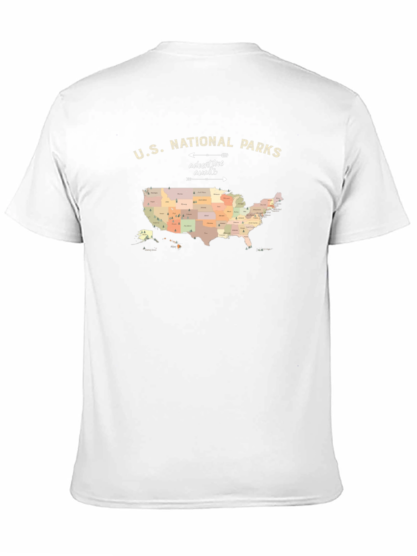 US National Parks Adventure Awaits T-Shirt