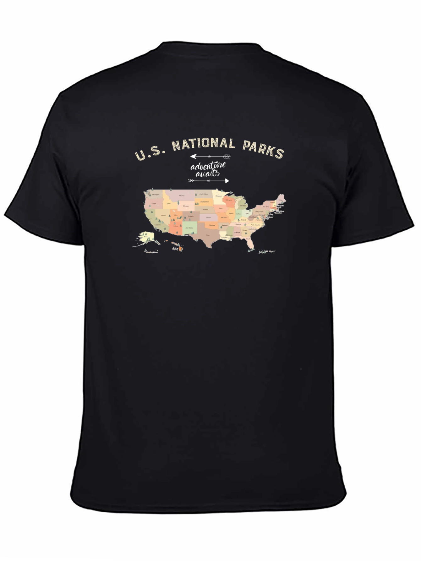 US National Parks Adventure Awaits T-Shirt