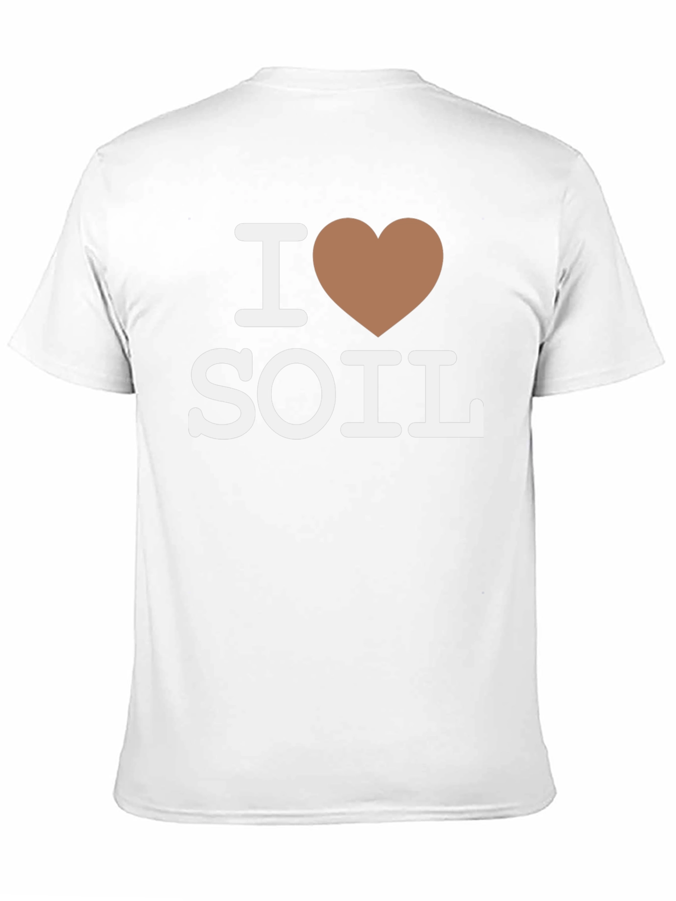 I Love Soil T-Shirt - Black Cotton Graphic Tee