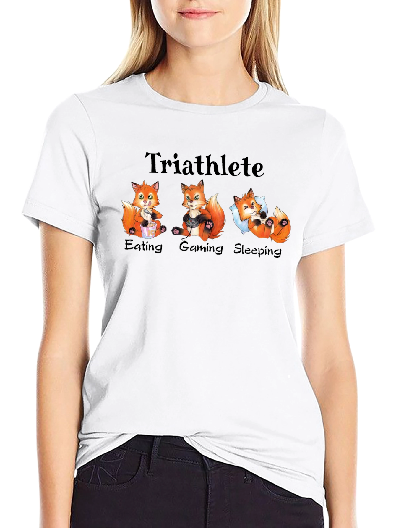 Triathlete Fox Graphic T-Shirt