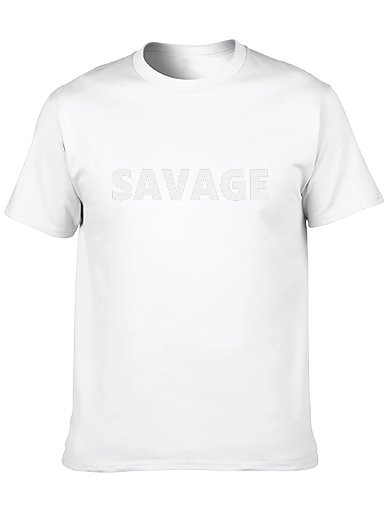 Mens Black Savage Graphic Tee