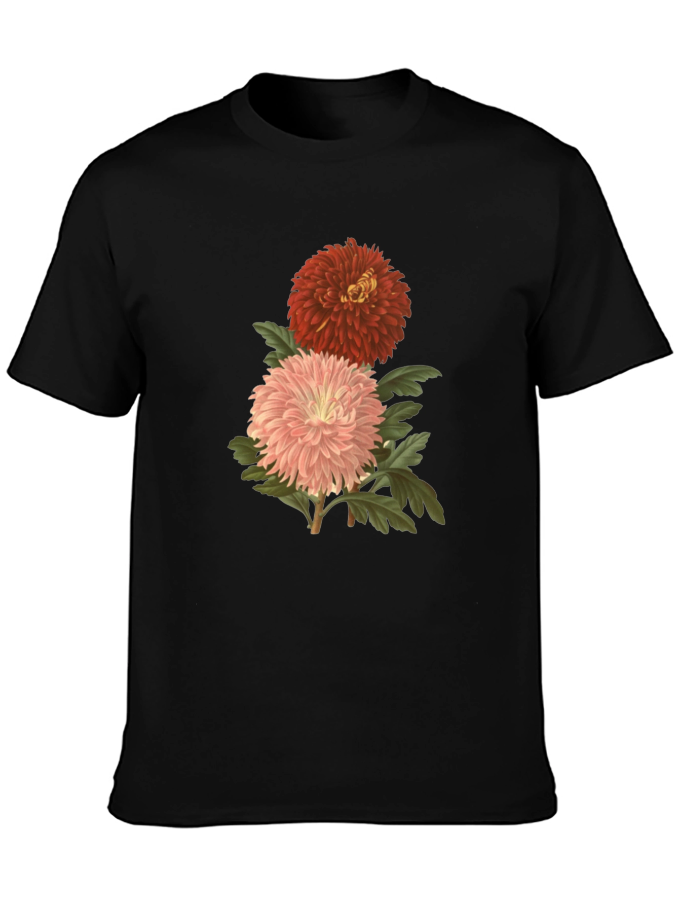 Floral Chrysanthemum Graphic Tee