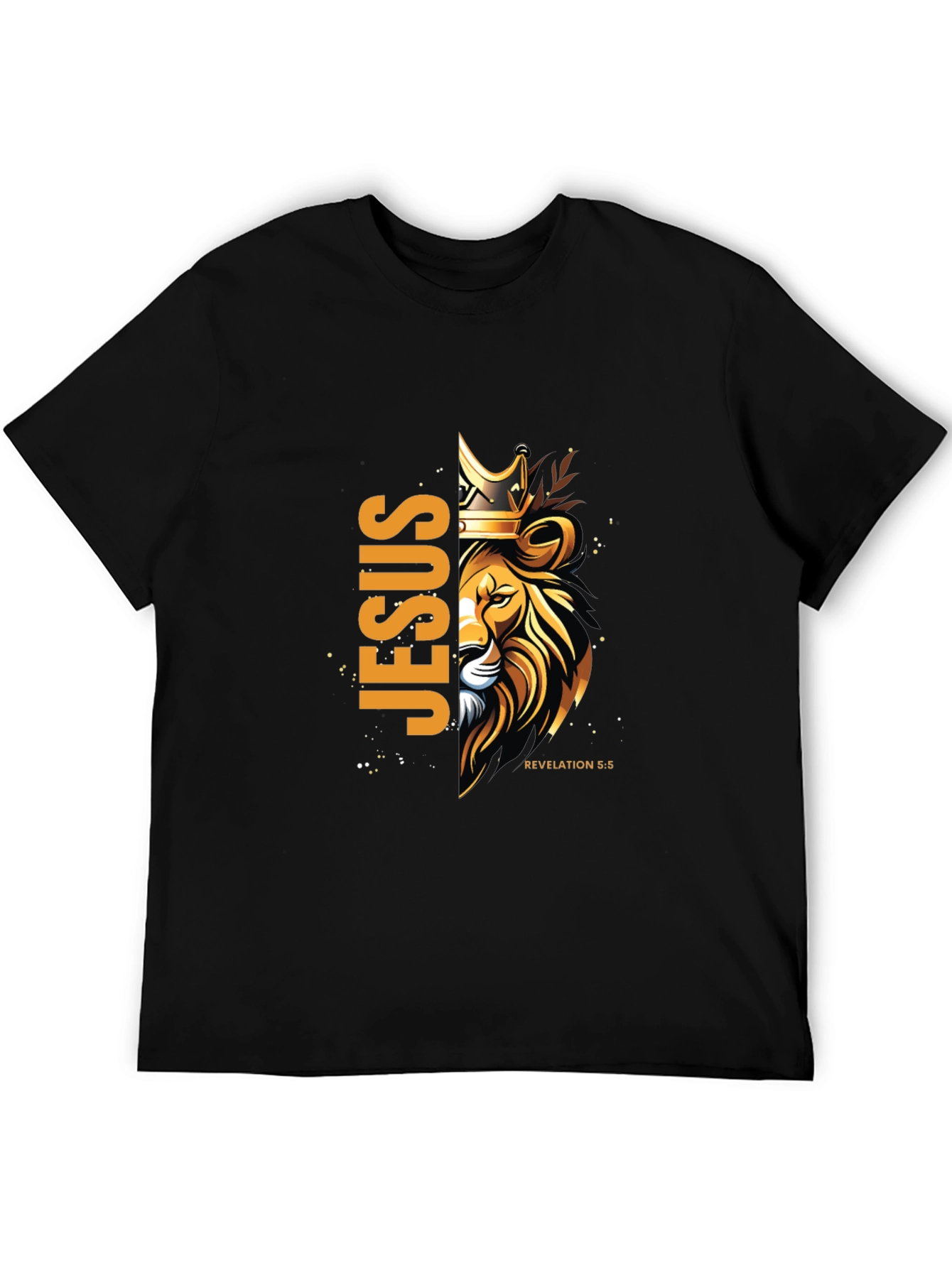 Jesus Lion Crown Graphic Tee