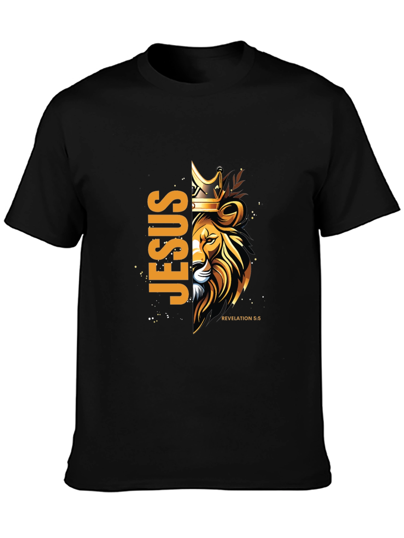 Jesus Lion Crown Graphic Tee