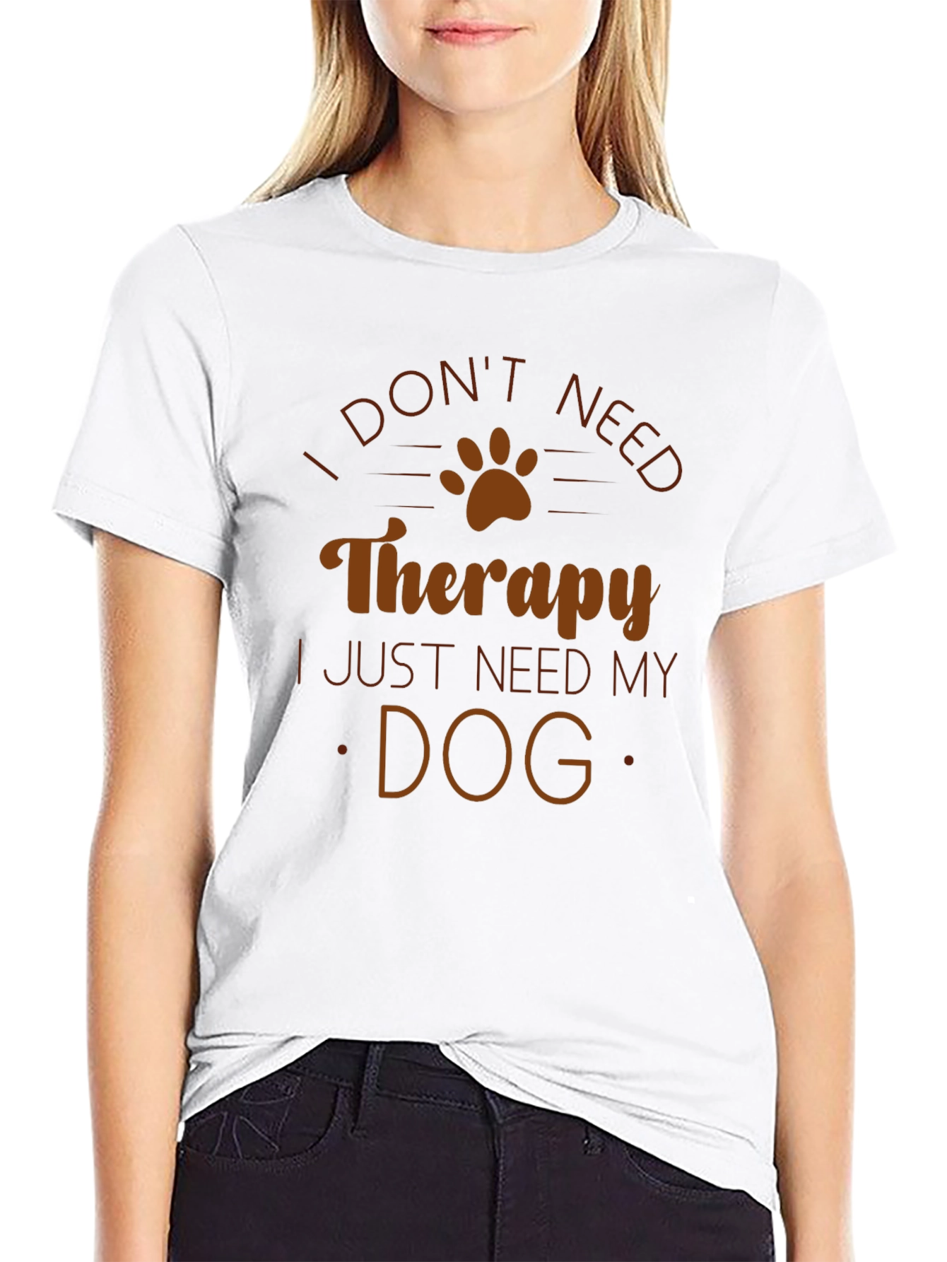 Dog Therapy Graphic Tee - Comfort and Style