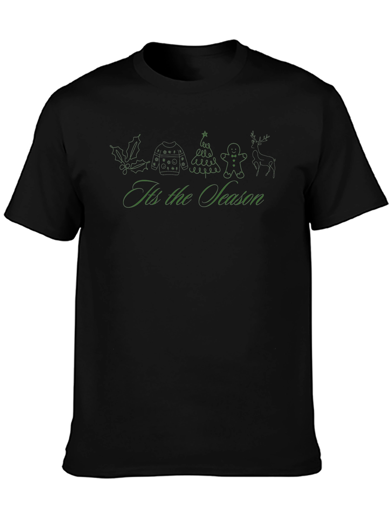 Tis The Season Christmas T-Shirt Black