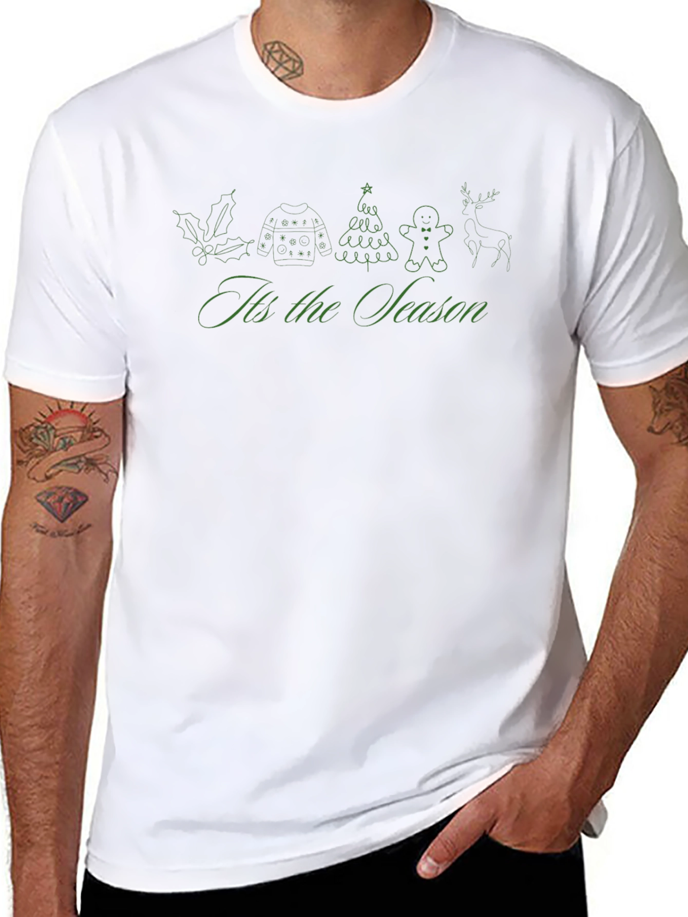 Tis The Season Christmas T-Shirt Black