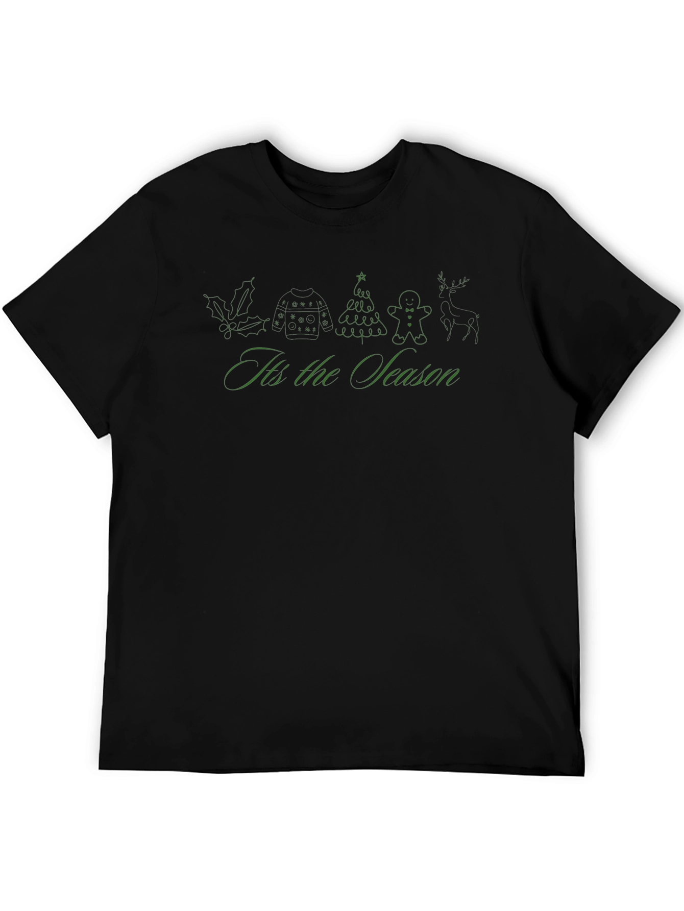 Tis The Season Christmas T-Shirt Black