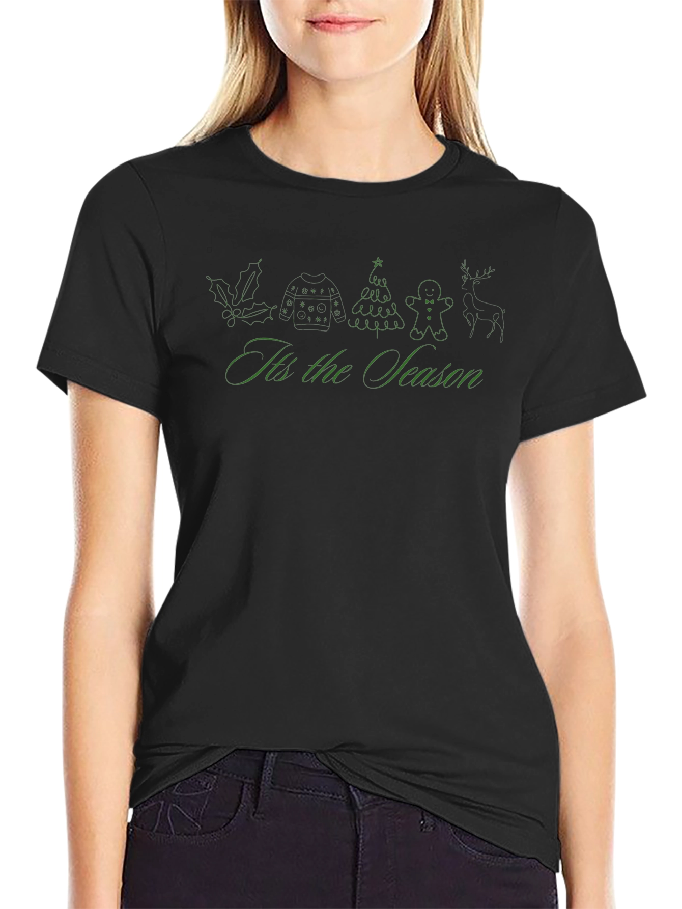 Tis The Season Christmas T-Shirt Black